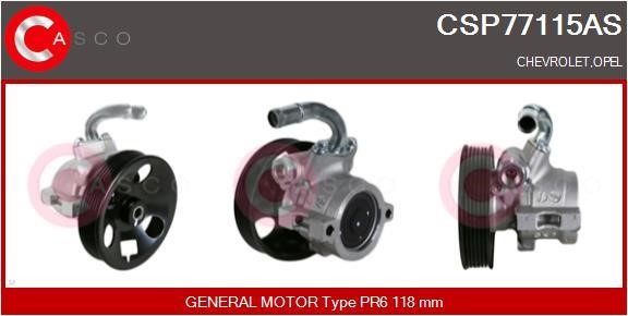Casco CSP77115AS Hydraulic Pump, steering system CSP77115AS: Buy near me in Poland at 2407.PL - Good price!