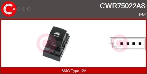 Casco CWR75022AS Przycisk podnośnika szyby CWR75022AS: Dobra cena w Polsce na 2407.PL - Kup Teraz!
