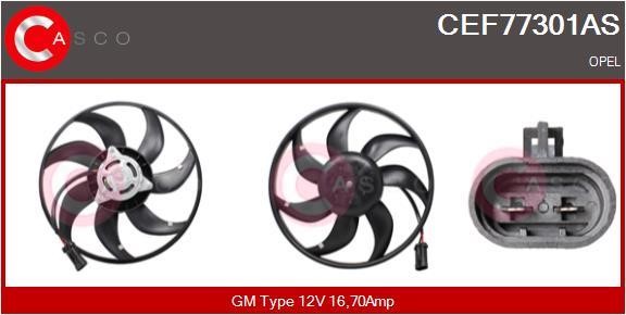 Casco CEF77301AS Hub, engine cooling fan wheel CEF77301AS: Buy near me in Poland at 2407.PL - Good price!