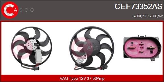 Casco CEF73352AS Вентилятор радіатора охолодження CEF73352AS: Приваблива ціна - Купити у Польщі на 2407.PL!