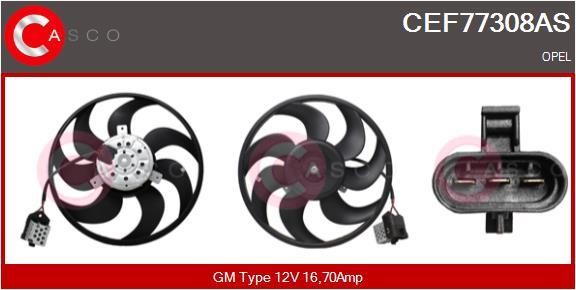 Casco CEF77308AS Вентилятор радіатора охолодження CEF77308AS: Приваблива ціна - Купити у Польщі на 2407.PL!