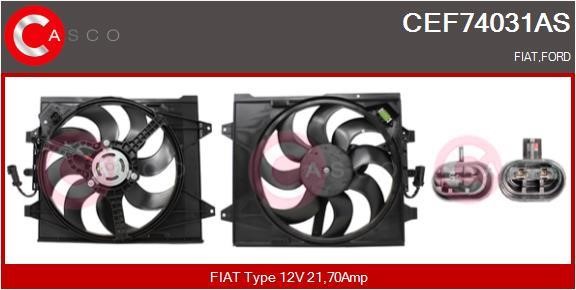 Casco CEF74031AS Электродвигатель, вентилятор радиатора CEF74031AS: Отличная цена - Купить в Польше на 2407.PL!