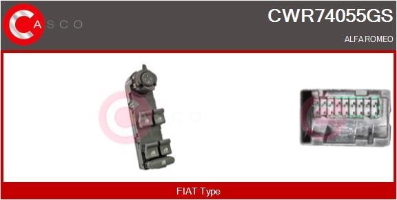 Casco CWR74055GS Power window button CWR74055GS: Buy near me in Poland at 2407.PL - Good price!