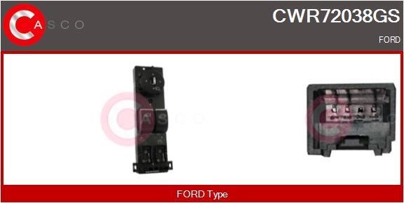 Casco CWR72038GS Blok przycisków podnośnika szyby CWR72038GS: Atrakcyjna cena w Polsce na 2407.PL - Zamów teraz!