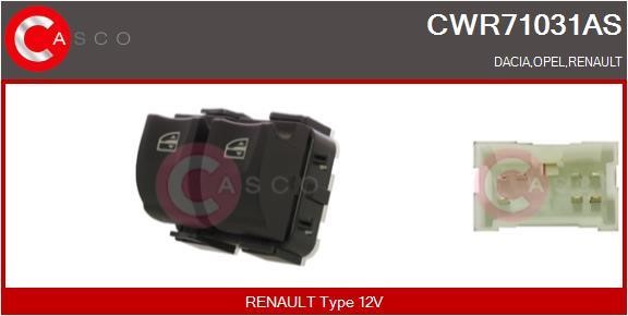 Casco CWR71031AS Window regulator button block CWR71031AS: Buy near me in Poland at 2407.PL - Good price!