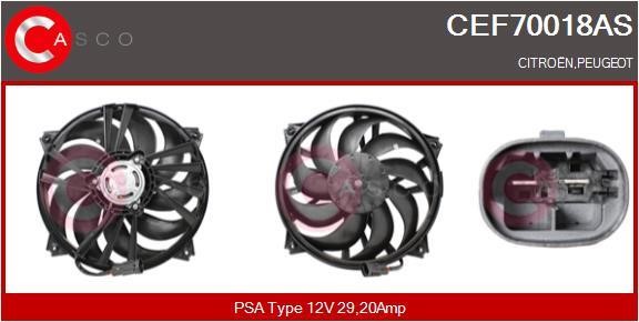 Casco CEF70018AS Electric Motor, radiator fan CEF70018AS: Buy near me in Poland at 2407.PL - Good price!