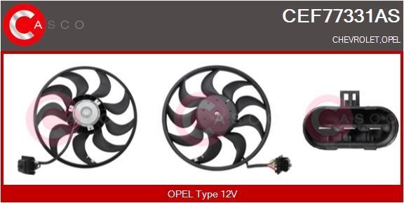 Casco CEF77331AS Вентилятор радіатора охолодження CEF77331AS: Приваблива ціна - Купити у Польщі на 2407.PL!