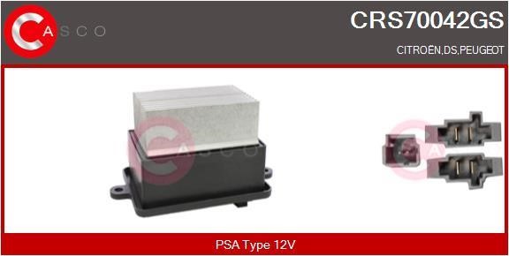 Casco CRS70042GS Резистор, компресор салону CRS70042GS: Приваблива ціна - Купити у Польщі на 2407.PL!