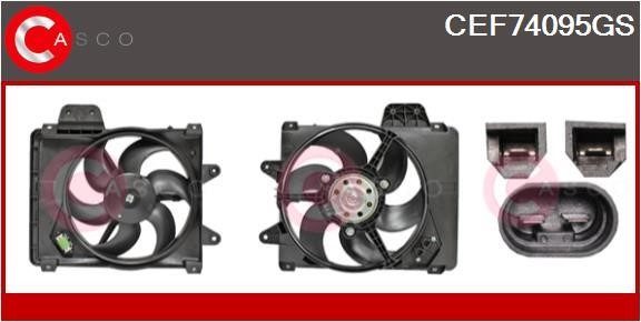 Casco CEF74095GS Electric Motor, radiator fan CEF74095GS: Buy near me in Poland at 2407.PL - Good price!