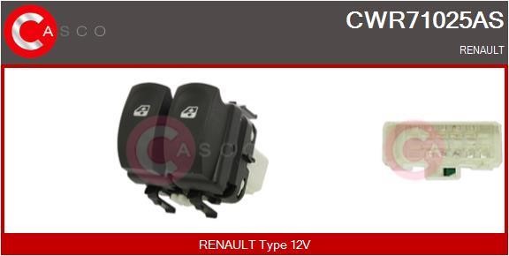 Casco CWR71025AS Blok przycisków podnośnika szyby CWR71025AS: Dobra cena w Polsce na 2407.PL - Kup Teraz!