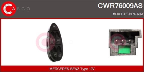 Casco CWR76009AS Блок кнопок склопідйомників CWR76009AS: Приваблива ціна - Купити у Польщі на 2407.PL!