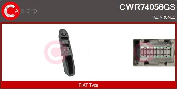 Casco CWR74056GS Кнопка стеклоподъёмника CWR74056GS: Отличная цена - Купить в Польше на 2407.PL!