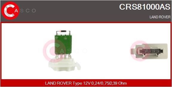 Casco CRS81000AS Resistor, interior blower CRS81000AS: Buy near me in Poland at 2407.PL - Good price!