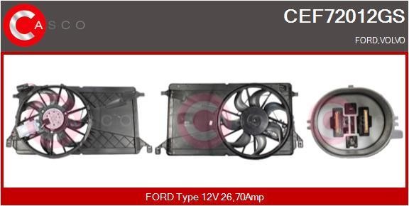 Casco CEF72012GS Electric Motor, radiator fan CEF72012GS: Buy near me in Poland at 2407.PL - Good price!