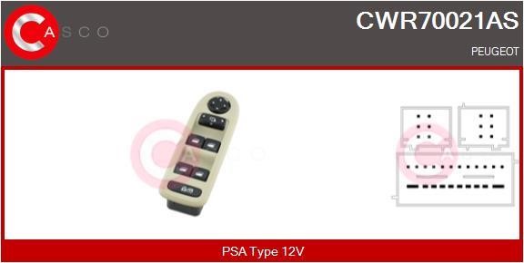 Casco CWR70021AS Window regulator button block CWR70021AS: Buy near me in Poland at 2407.PL - Good price!