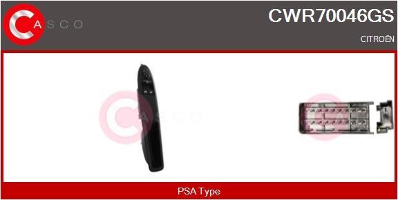Casco CWR70046GS Power window button CWR70046GS: Buy near me in Poland at 2407.PL - Good price!