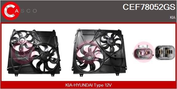 Casco CEF78052GS Электродвигатель, вентилятор радиатора CEF78052GS: Отличная цена - Купить в Польше на 2407.PL!