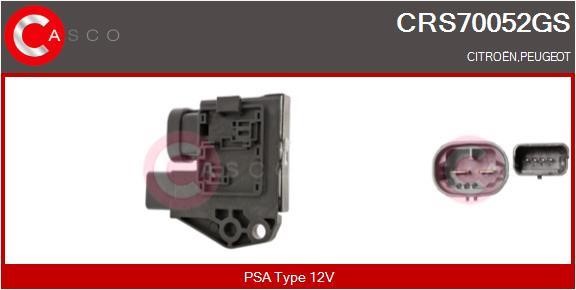 Casco CRS70052GS Додатковий резистор, електродвигун вентилятора радіатора CRS70052GS: Приваблива ціна - Купити у Польщі на 2407.PL!