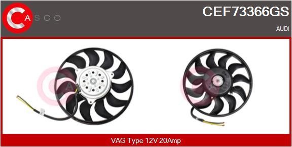 Casco CEF73366GS Вентилятор радиатора охлаждения CEF73366GS: Отличная цена - Купить в Польше на 2407.PL!