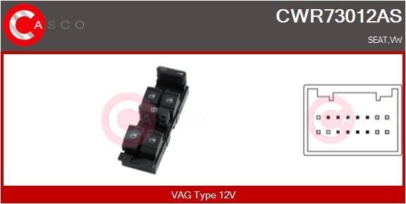 Casco CWR73012AS Window regulator button block CWR73012AS: Buy near me in Poland at 2407.PL - Good price!