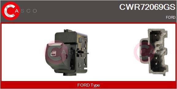 Casco CWR72069GS Power window button CWR72069GS: Buy near me in Poland at 2407.PL - Good price!