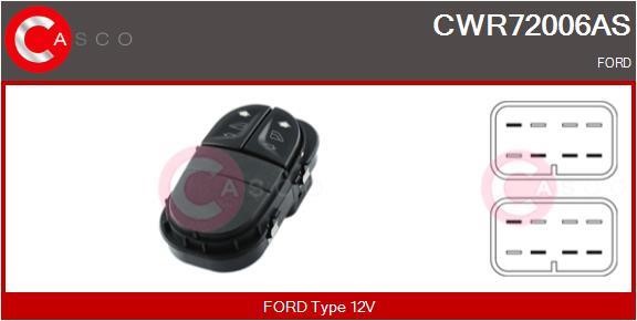 Casco CWR72006AS Блок кнопок склопідйомників CWR72006AS: Купити у Польщі - Добра ціна на 2407.PL!