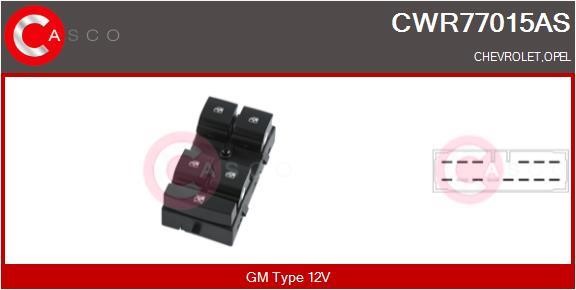 Casco CWR77015AS Window regulator button block CWR77015AS: Buy near me in Poland at 2407.PL - Good price!