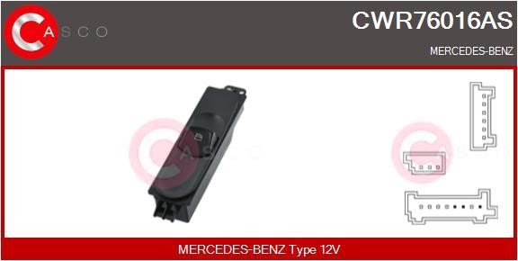 Casco CWR76016AS Power window button CWR76016AS: Buy near me in Poland at 2407.PL - Good price!