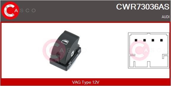 Casco CWR73036AS Power window button CWR73036AS: Buy near me in Poland at 2407.PL - Good price!