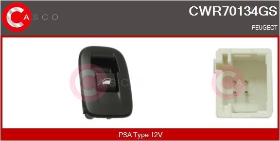 Casco CWR70134GS Power window button CWR70134GS: Buy near me at 2407.PL in Poland at an Affordable price!