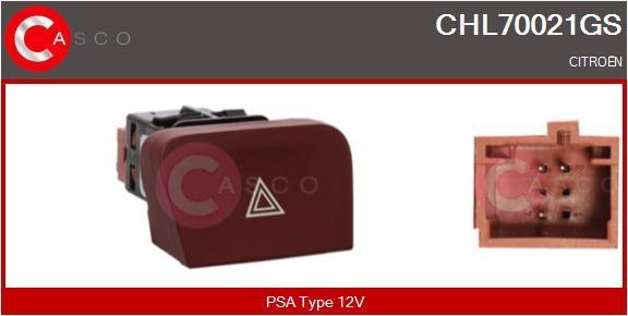 Casco CHL70021GS Przełącznik systemu ostrzegawczego CHL70021GS: Dobra cena w Polsce na 2407.PL - Kup Teraz!