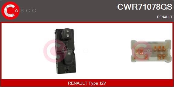 Casco CWR71078GS Przycisk podnośnika szyby CWR71078GS: Dobra cena w Polsce na 2407.PL - Kup Teraz!