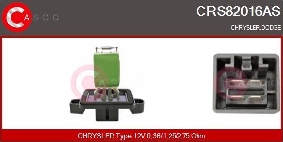 Casco CRS82016AS Resistor, interior blower CRS82016AS: Buy near me in Poland at 2407.PL - Good price!