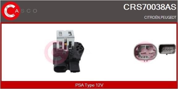 Casco CRS70038AS Дополнительный резистор, электромотор - вентилятор радиатора CRS70038AS: Купить в Польше - Отличная цена на 2407.PL!