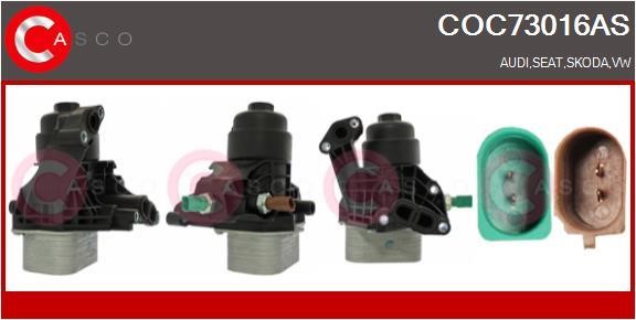 Casco COC73016AS Oil Cooler, engine oil COC73016AS: Buy near me at 2407.PL in Poland at an Affordable price!
