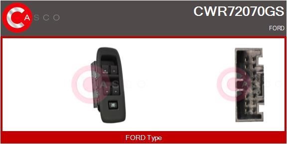 Casco CWR72070GS Блок кнопок склопідйомників CWR72070GS: Приваблива ціна - Купити у Польщі на 2407.PL!