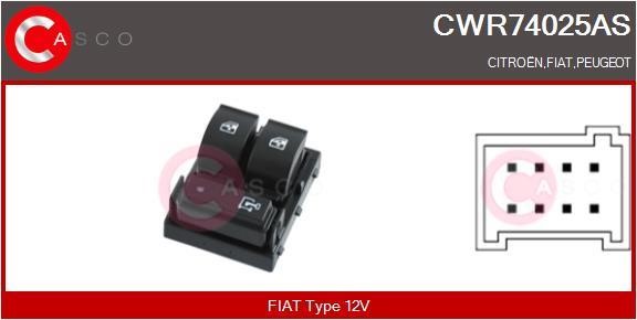 Casco CWR74025AS Блок кнопок склопідйомників CWR74025AS: Приваблива ціна - Купити у Польщі на 2407.PL!