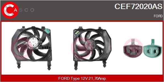 Casco CEF72020AS Electric Motor, radiator fan CEF72020AS: Buy near me in Poland at 2407.PL - Good price!