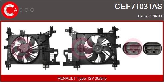 Casco CEF71031AS Электродвигатель, вентилятор радиатора CEF71031AS: Отличная цена - Купить в Польше на 2407.PL!