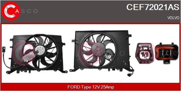 Casco CEF72021AS Electric Motor, radiator fan CEF72021AS: Buy near me at 2407.PL in Poland at an Affordable price!
