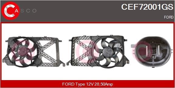 Casco CEF72001GS Электродвигатель, вентилятор радиатора CEF72001GS: Купить в Польше - Отличная цена на 2407.PL!