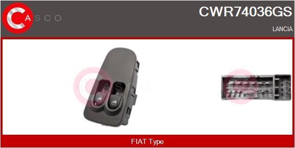 Casco CWR74036GS Power window button CWR74036GS: Buy near me in Poland at 2407.PL - Good price!