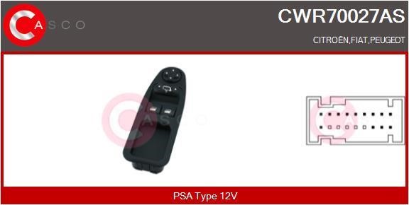 Casco CWR70027AS Window regulator button block CWR70027AS: Buy near me in Poland at 2407.PL - Good price!