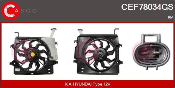 Casco CEF78034GS Electric Motor, radiator fan CEF78034GS: Buy near me in Poland at 2407.PL - Good price!