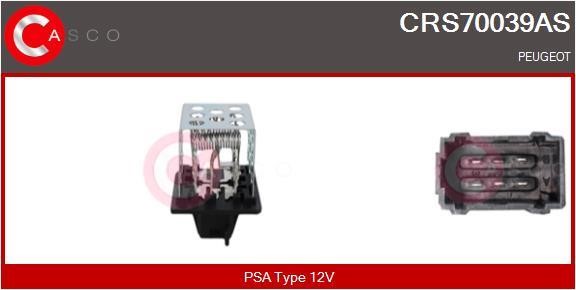 Casco CRS70039AS Сопротивление, вентилятор салона CRS70039AS: Отличная цена - Купить в Польше на 2407.PL!