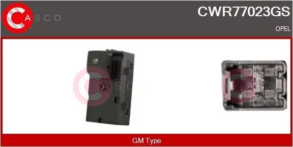 Casco CWR77023GS Power window button CWR77023GS: Buy near me in Poland at 2407.PL - Good price!