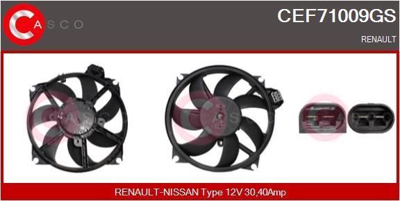 Casco CEF71009GS Electric Motor, radiator fan CEF71009GS: Buy near me in Poland at 2407.PL - Good price!