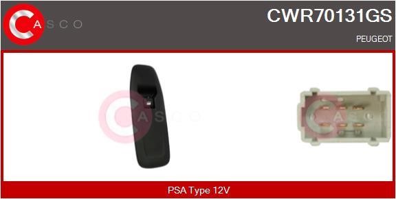 Casco CWR70131GS Power window button CWR70131GS: Buy near me in Poland at 2407.PL - Good price!