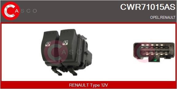 Casco CWR71015AS Window regulator button block CWR71015AS: Buy near me in Poland at 2407.PL - Good price!