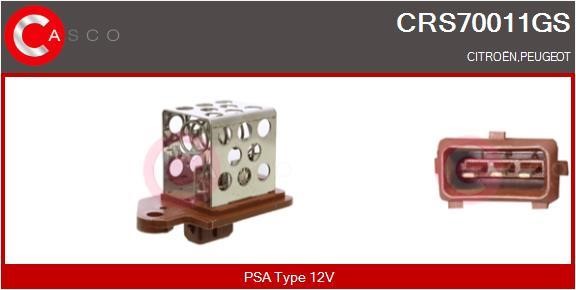 Casco CRS70011GS Vorwiderstand, Elektromotor-Kühlerlüfter CRS70011GS: Kaufen Sie zu einem guten Preis in Polen bei 2407.PL!
